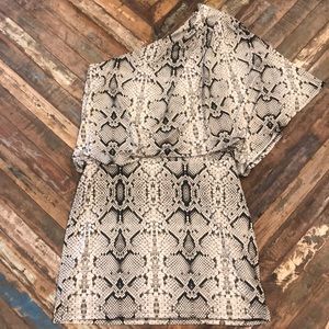 Jessica Simpson Snake Print Dress